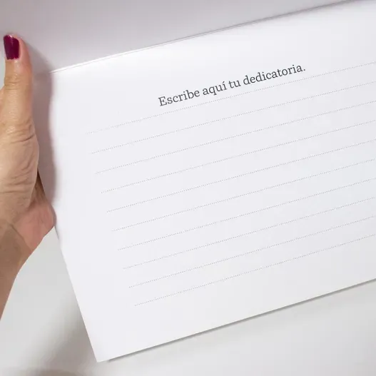 Tarjeta personalizada para Jubilaci&oacute;n (Detalle de presentación)