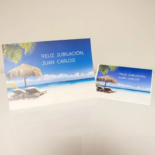 Tarjeta personalizada para Jubilaci&oacute;n (Vista alternativa)