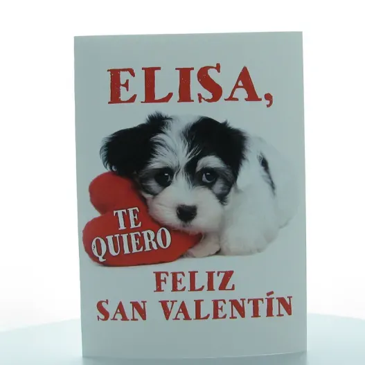Tarjeta personalizada para San Valent&iacute;n