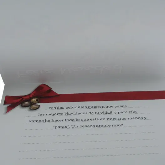 Tarjeta renos personalizada (Idea de regalo original)
