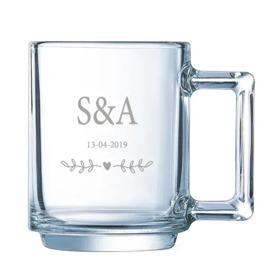 Taza de t&eacute; personalizada (Vista alternativa)