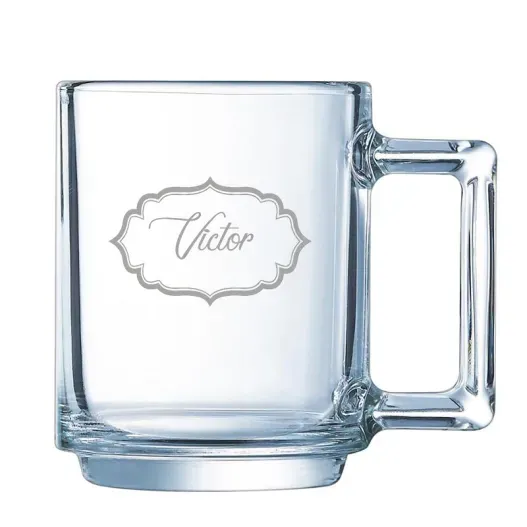 Taza de t&eacute; personalizada (Foto de catálogo)