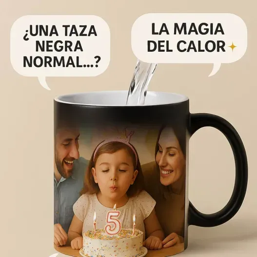 Taza m&aacute;gica con foto (Foto de cerca)