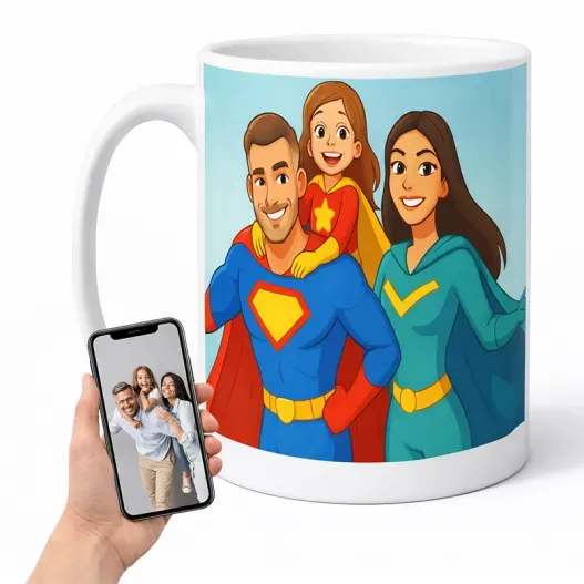 Taza personalizada a partir de tu foto (Elige tu estilo) (Vista alternativa)