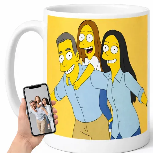 Taza personalizada a partir de tu foto (Elige tu estilo) (Detalle de presentación)