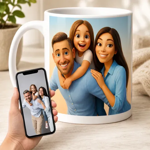 Taza personalizada a partir de tu foto (Elige tu estilo)