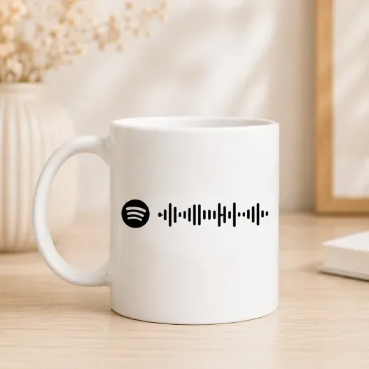 Taza personalizada 'C&oacute;digo Spotify'