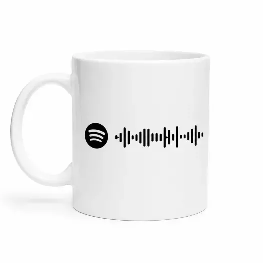 Taza personalizada 'C&oacute;digo Spotify' (Vista alternativa)