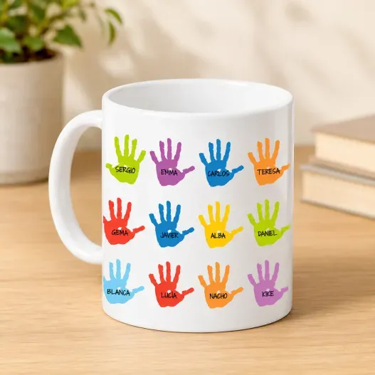 Taza personalizada 'Dejas huella' (Idea de regalo original)