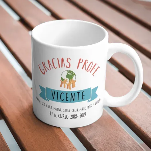 Taza personalizada Gracias profe (Vista alternativa)