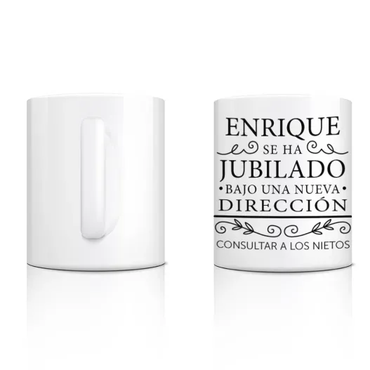 Taza personalizada 'Jubilaci&oacute;n'
