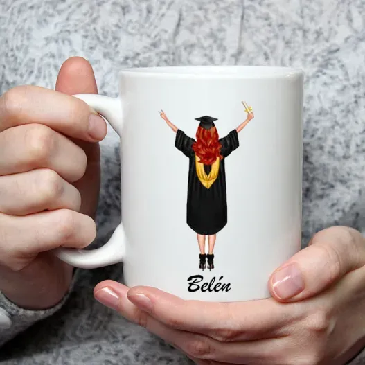 Taza personalizada para Graduada (Foto de catálogo)
