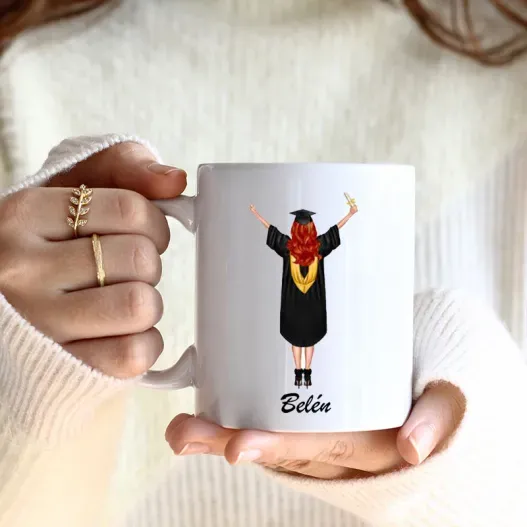 Taza personalizada para Graduada (Idea de regalo original)