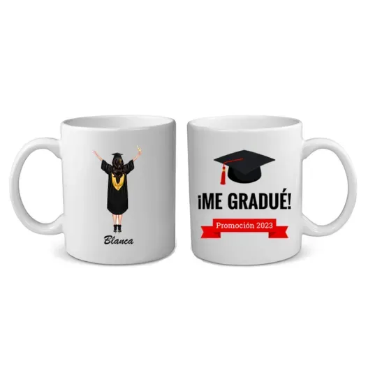 Taza personalizada para Graduada (Detalle de presentación)