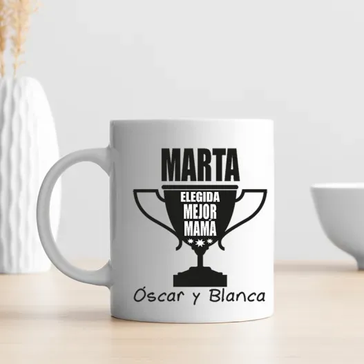 Taza personalizada para la mejor madre (Vista alternativa)