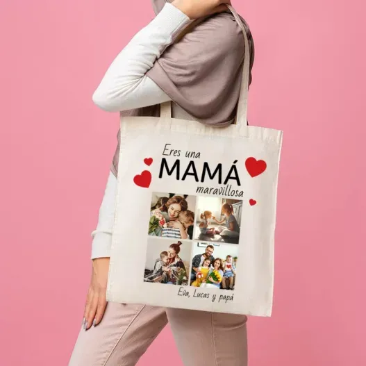 Tote bag personalizada para mam&aacute;