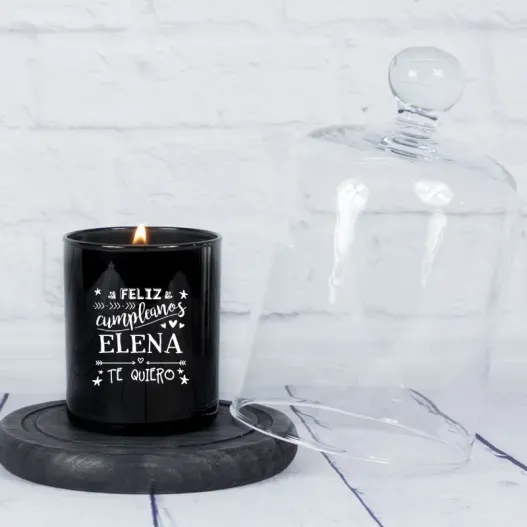 Vela grabada 'Feliz cumplea&ntilde;os' (Vista alternativa)