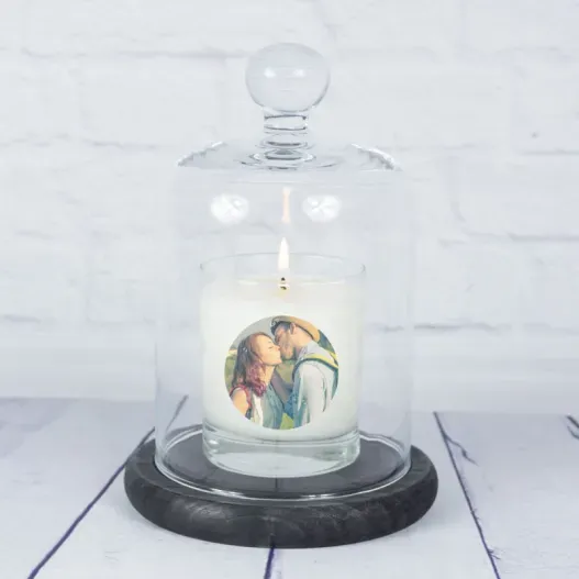 Vela personalizada con foto (Detalle de presentación)