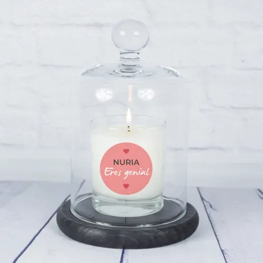 Vela personalizada 'Eres genial' (Idea de regalo original)