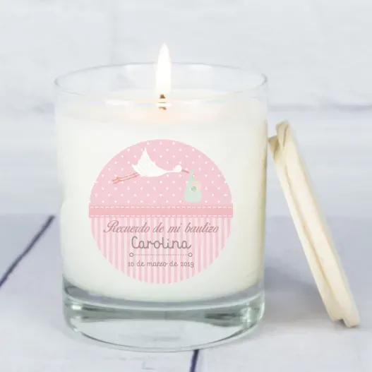 Vela personalizada para Bautizo
