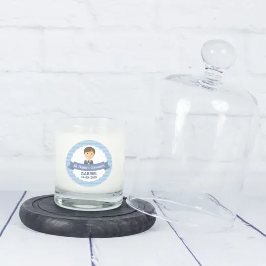 Vela personalizada para comuniones (Idea de regalo original)