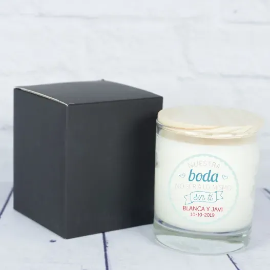 Vela personalizada regalo de bodas (Vista alternativa)