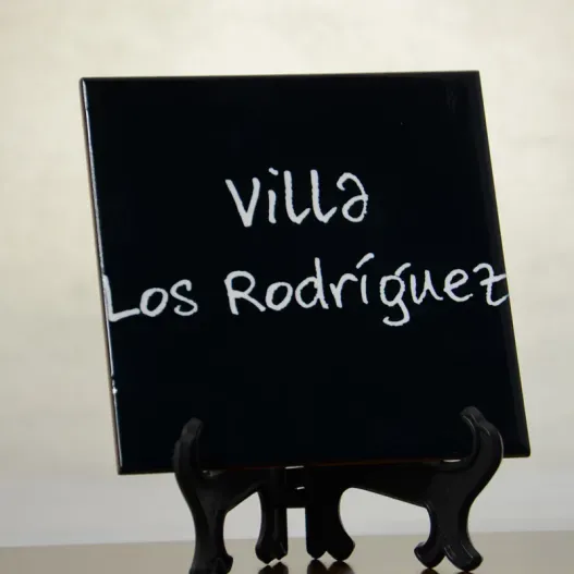 Azulejos personalizados con texto