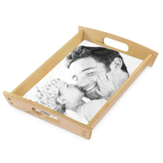Bandeja de madera personalizada (Idea de regalo original)