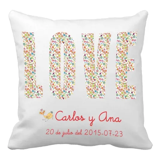 Coj&iacute;n personalizado Love (Vista alternativa)