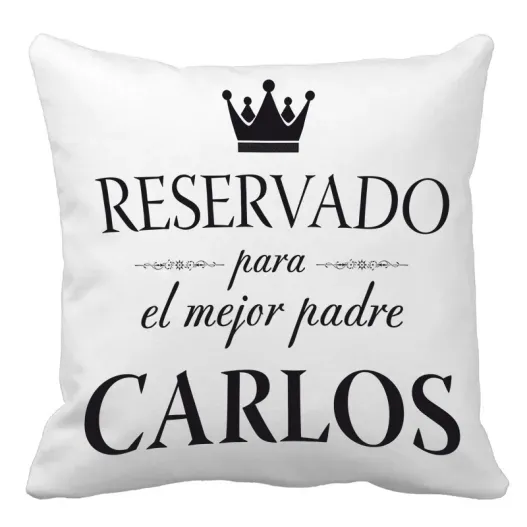 Coj&iacute;n personalizado Reservado