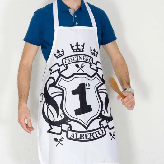 Delantal personalizado al mejor cocinero (Detalle de presentación)