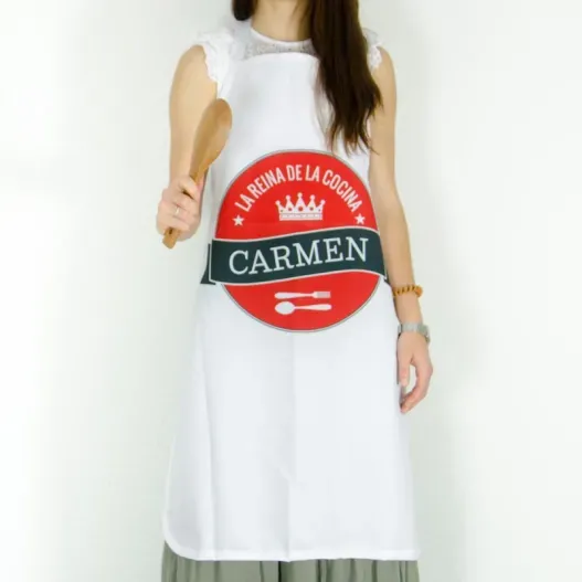 Delantal personalizado la reina de la cocina (Vista alternativa)