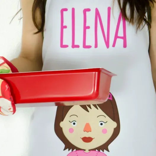 Delantal personalizado Princesita (Foto de catálogo)