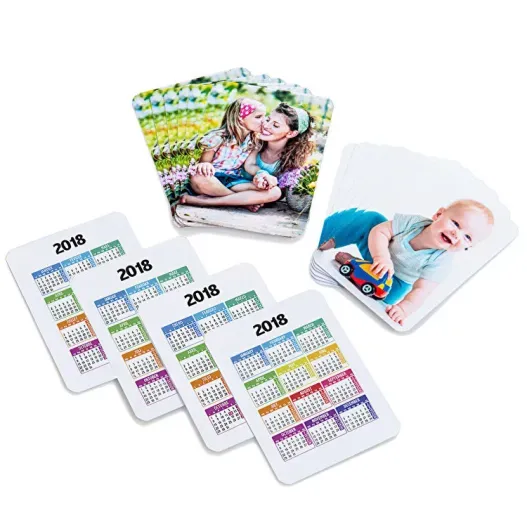 Pack de calendarios de bolsillo personalizado (Idea de regalo original)