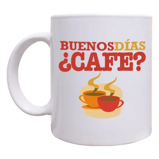 Taza Buenos D&iacute;as personalizada