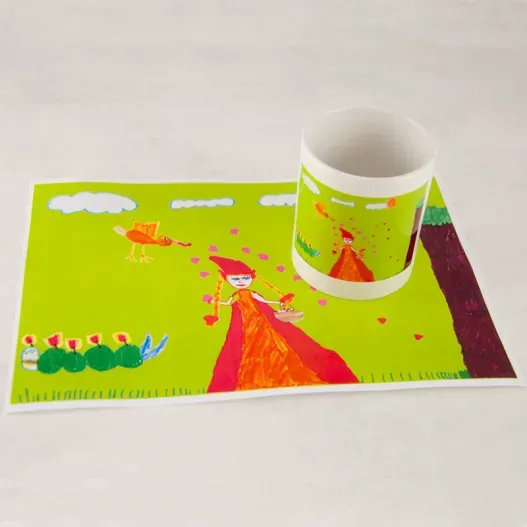 Taza con el dibujo de tu hijo (Foto de catálogo)