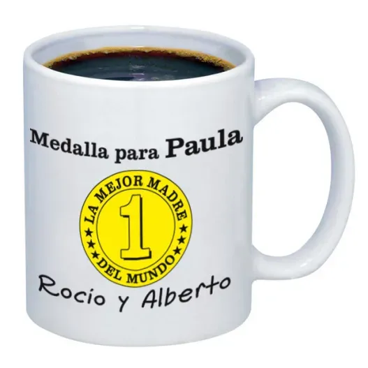 Taza personalizada "A la mejor madre del mundo"