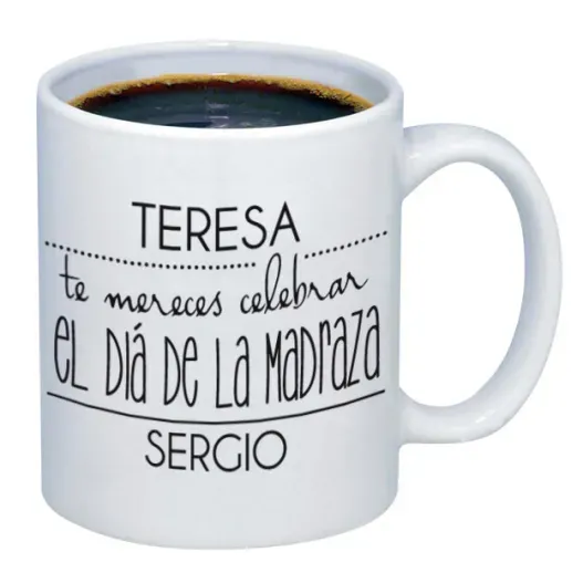 Taza personalizada para el d&iacute;a de la madre