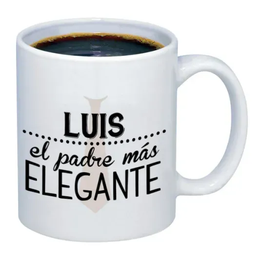 Taza personalizada para padre m&aacute;s elegante (Idea de regalo original)