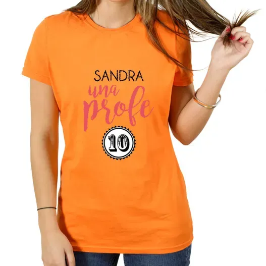 Camiseta Profe 10 personalizada (Vista alternativa)