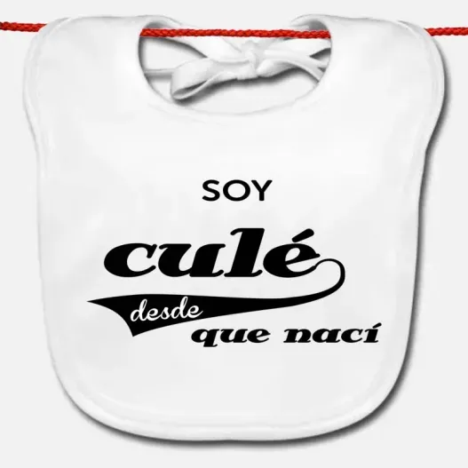 Babero personalizado para futbolero