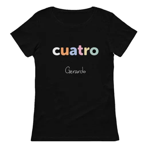 Body o camiseta infantil personalizada 'Edades' (Idea de regalo original)