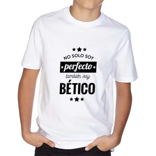 Body o camiseta infantil personalizada 'No solo soy perfecto' (Idea de regalo original)
