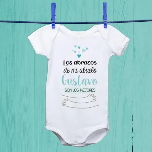 Body personalizado abrazos (Idea de regalo original)