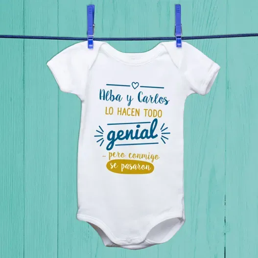 Body personalizado beb&eacute; genial