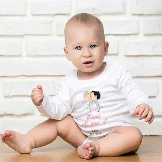 Body personalizado Di que s&iacute; (Foto de catálogo)