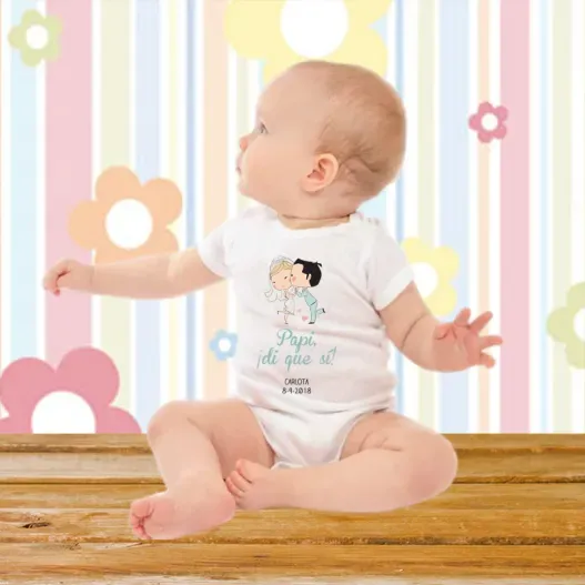 Body personalizado Di que s&iacute; (Idea de regalo original)