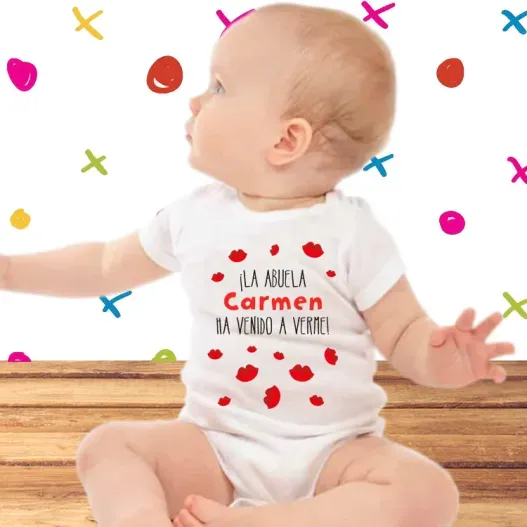 Body personalizado ha venido la abuela (Idea de regalo original)