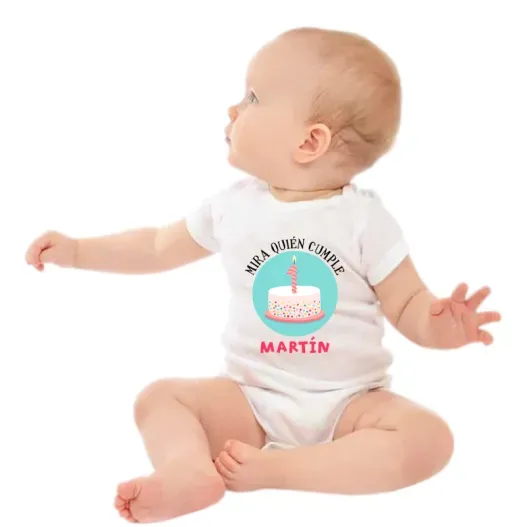 Body personalizado 'Mira qui&eacute;n cumple' (Vista alternativa)
