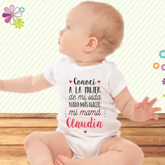 Body personalizado para beb&eacute; (Idea de regalo original)